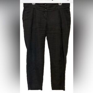 LOFT by #AnnTaylor #Black cropped linen pants #refined
